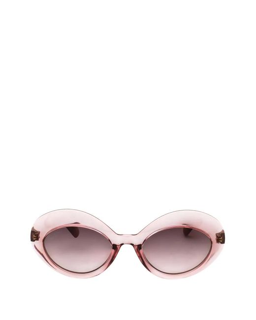 MAX&Co. Pink Lunettes De Soleil Mo0080 À Monture Ovale