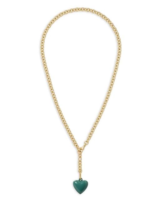 Roxanne Assoulin Metallic The Mini Puffy Heart-Charm Necklace