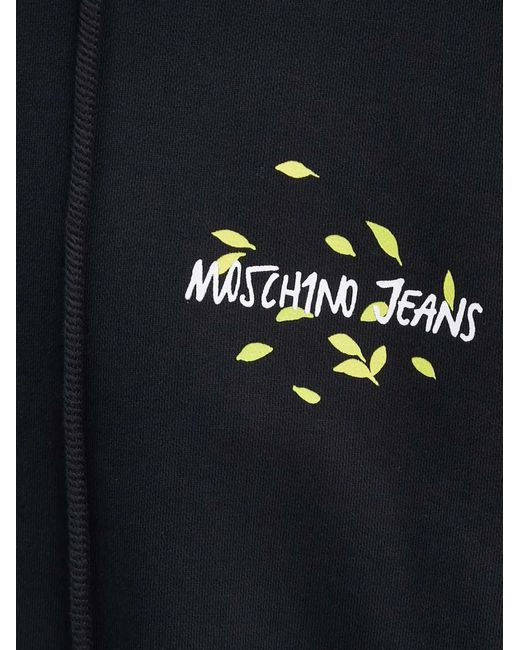 Moschino Black Drawstring Hoodie