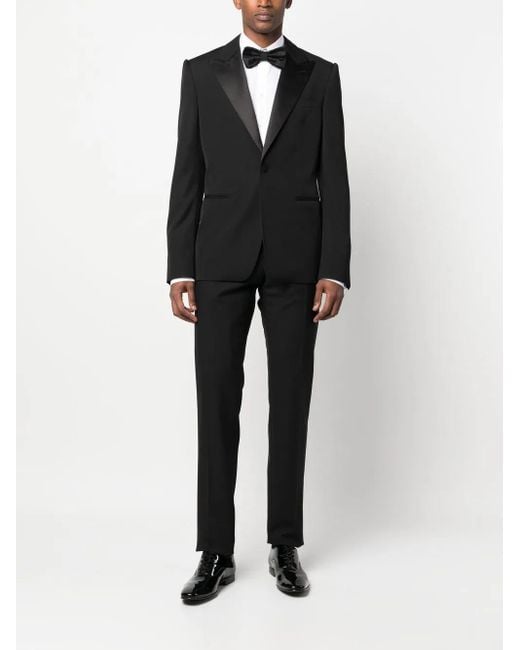 McQueen Black Tailored Single Breasted Jacket for men