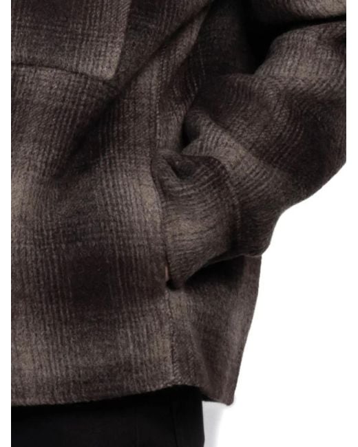 Rag & Bone Black Plaid Pocket Jacket for men