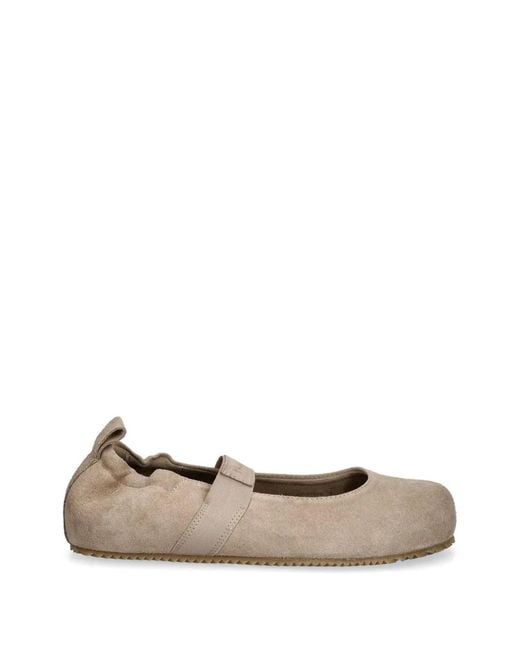 Inuikii White Ballerines Molly En Daim