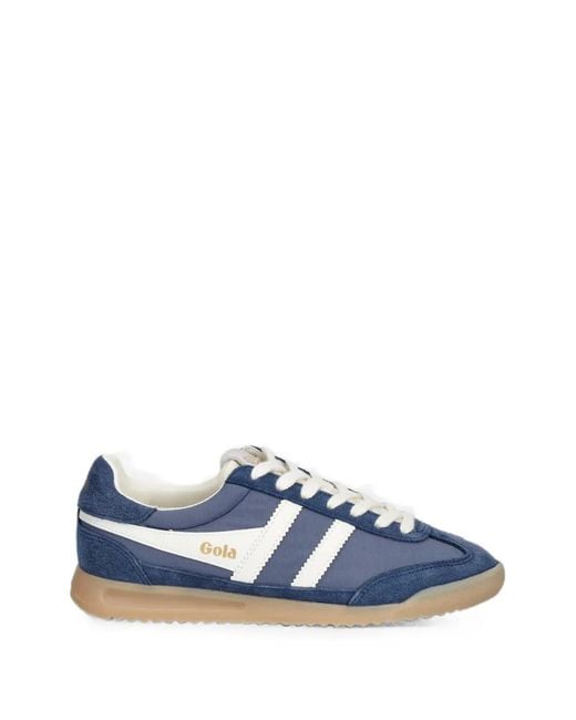 Gola Blue Firefly Logo-Print Sneakers
