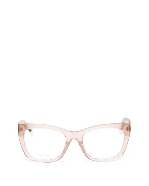 Missoni Natural Square-Frame Glasses