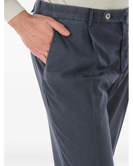 Corneliani Blue Wool Chino Pants for men