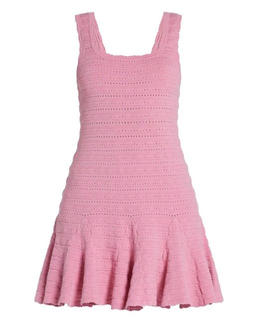 LoveShackFancy Maryanne Mini-Jurk in het Pink