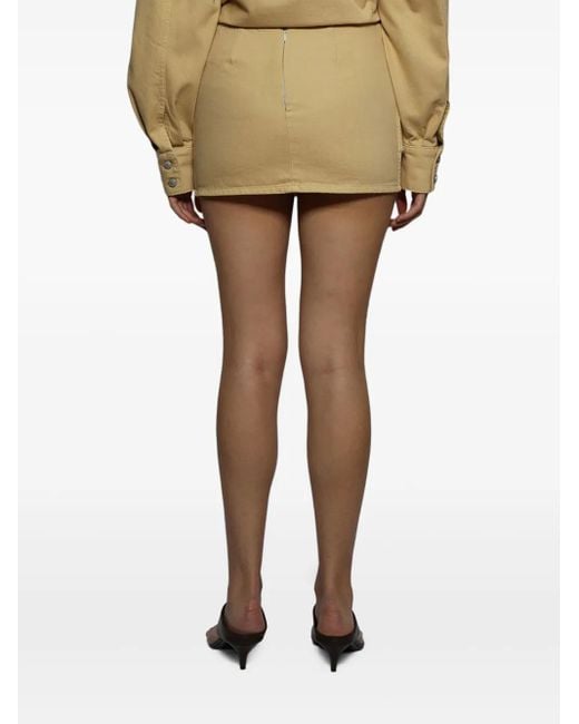 Magda Butrym フローラル ミニスカート Natural
