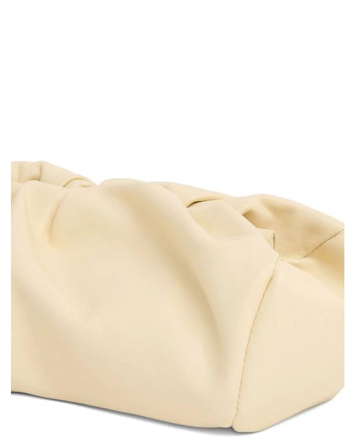 Mansur Gavriel Natural Cloud Ruched Clutch