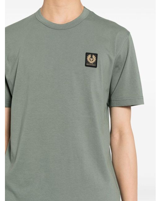 T-shirt con applicazione di Belstaff in Green da Uomo