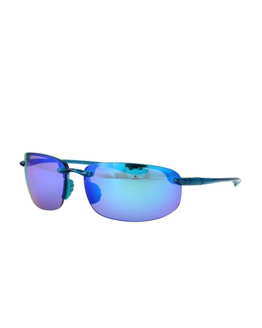 Occhiali Da Sole Ho'Okipa Con Montatura A Giorno di Maui Jim in Blue