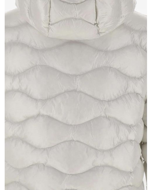 Blauer Gray Wave-Quilted Down Jacket for men