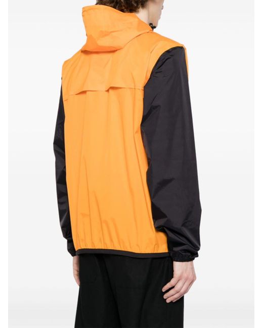 Chaqueta con capucha de x K-Way COMME DES GARÇONS PLAY de hombre de color Orange