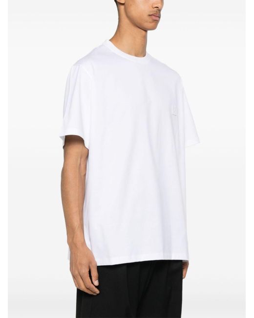 Wooyoungmi White Cotton Jersey T-shirt for men
