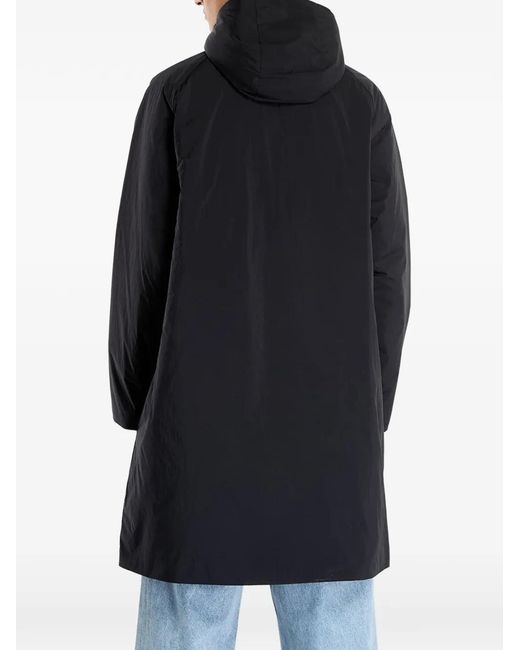 Adidas Blue Hooded Pocket Parka for men