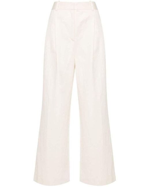 Pantalon Idai à coupe droite Loulou Studio en coloris White