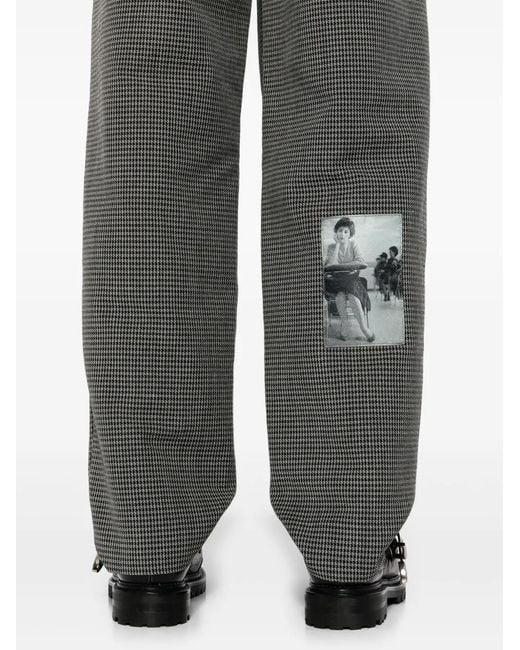 Undercover Broek Met Patchwork in het Gray voor heren