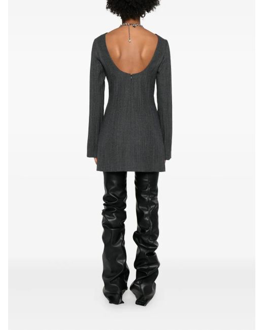 Our Legacy Gray Firm Mini Dress