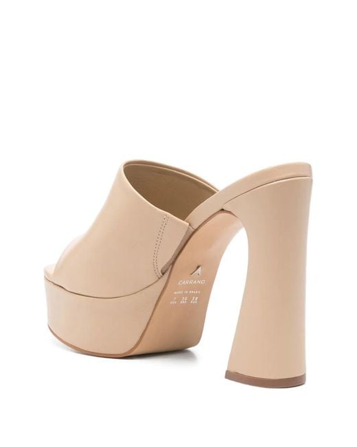 Carrano Natural Platform Mules
