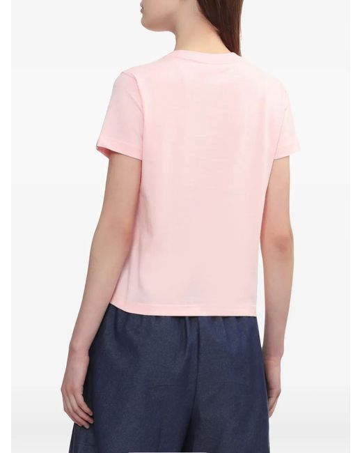 A Bathing Ape Pink Logo Graphic T-Shirt