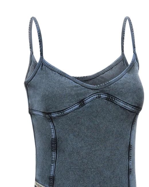 DIESEL Blue Denim Tank Top