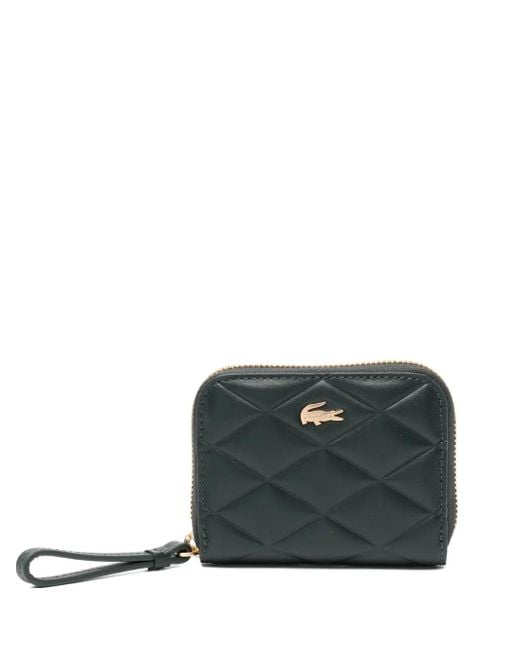 Portamonete Con Zip di Lacoste in Green