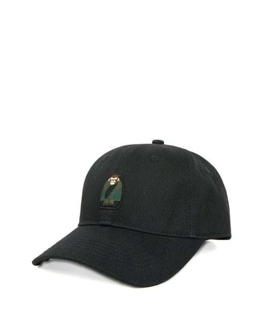 Aape By A Bathing Ape Black Patch Cap for men
