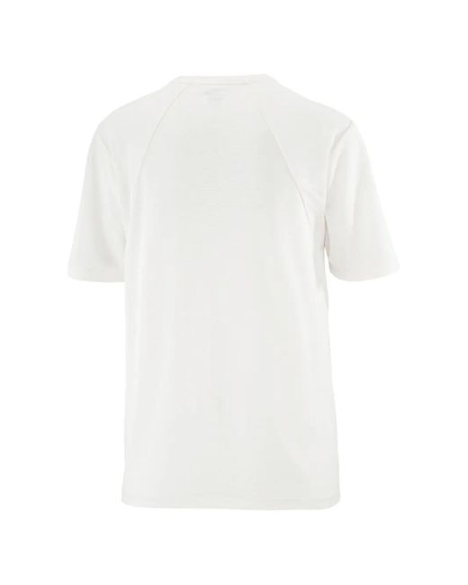 Salomon White Shakeout Raglan-Sleeve T-Shirt
