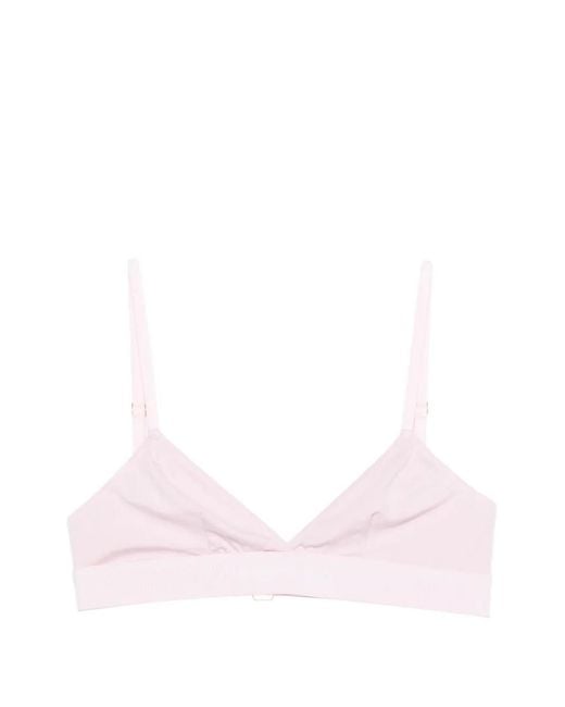 Tom Ford Pink Triangle Logo-Detail Bra