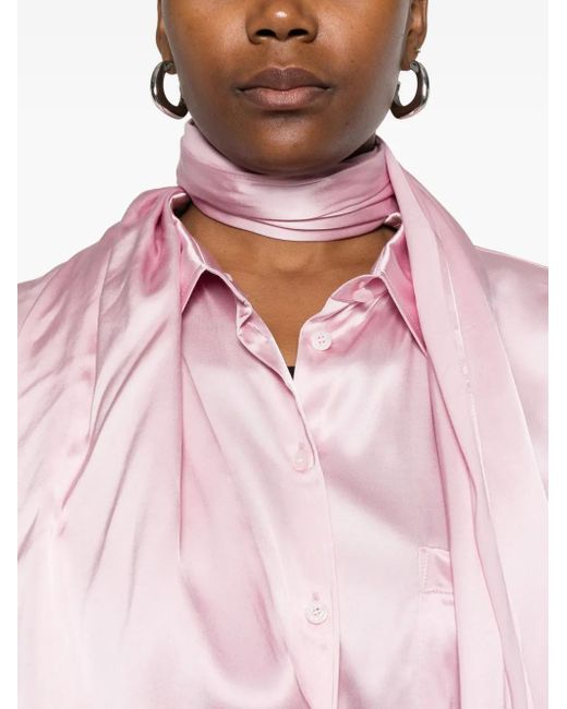 Acne Pink Rock mit Nadelstreifen