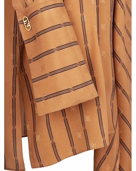 Fendi Dresses Brown