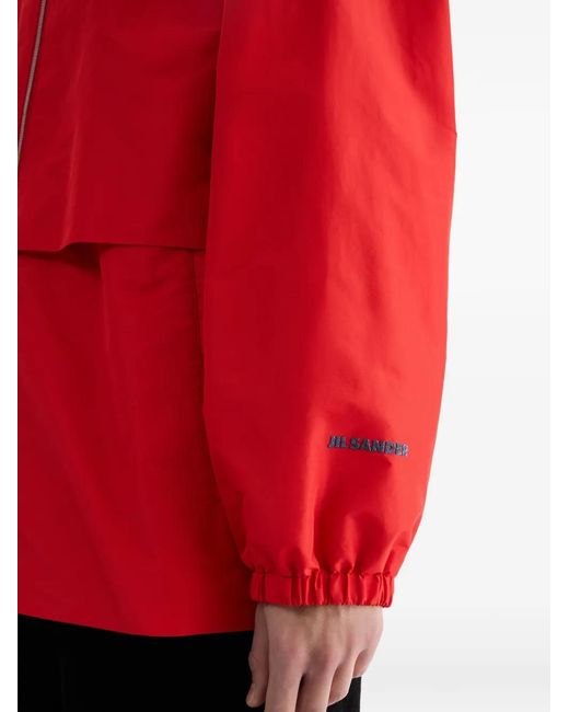 Jil Sander Jack Met Logodetail in het Red voor heren
