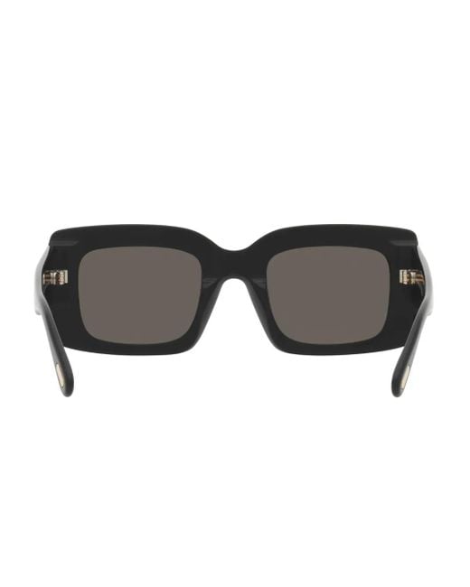 Tom Ford Black Square-Frame Sunglasses