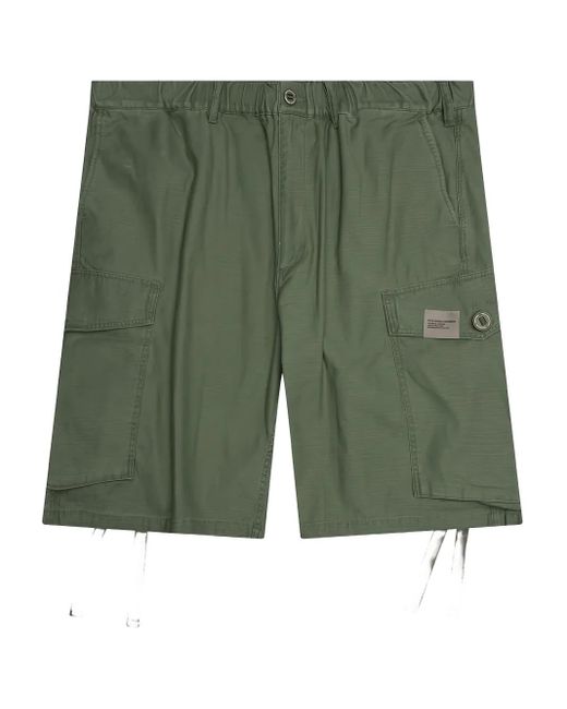 Neighborhood Green Cargo Wide-Leg Shorts for men