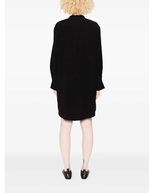 Marc O' Polo Black Button-Front Dress