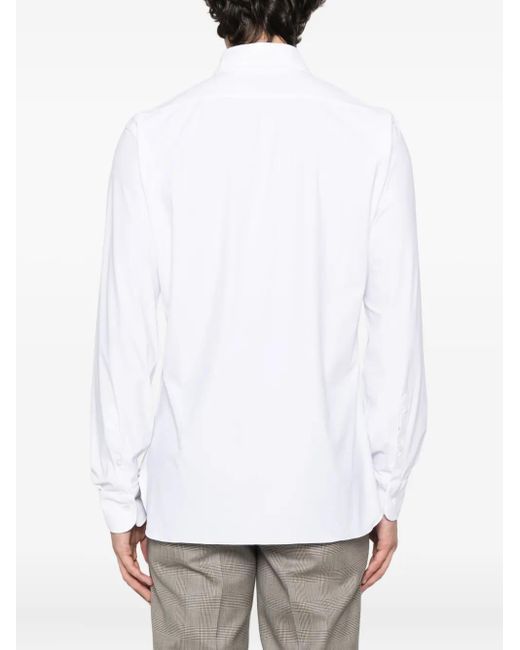 Barba Napoli Button-Up Overhemd in het White voor heren