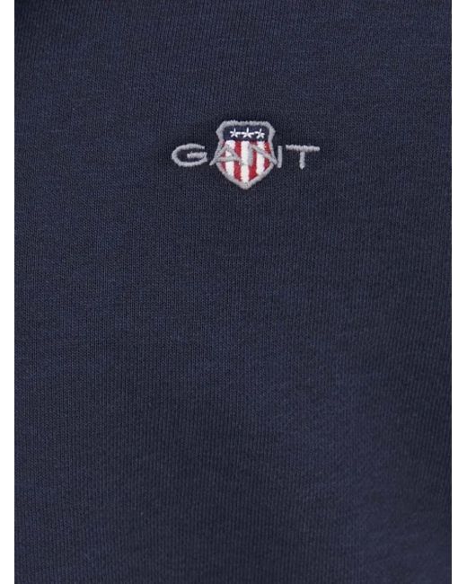 Gant Blue Zip-Up Hoodie for men
