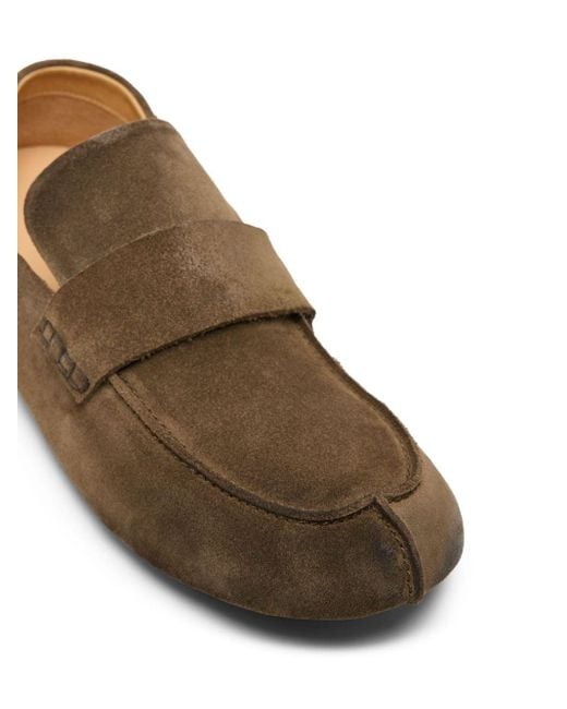 Marsèll Brown Toddoni Slip-on Suede Loafers for men