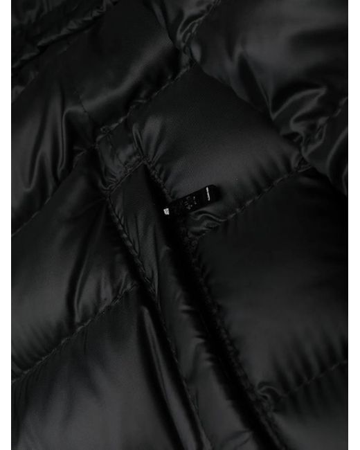 Moncler Black Barbel Quilted Down Coat