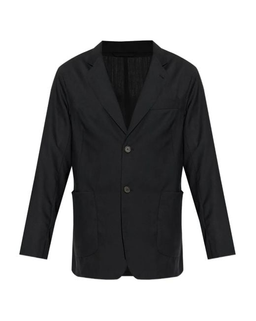 Emporio Armani Black Tailored Blazer for men