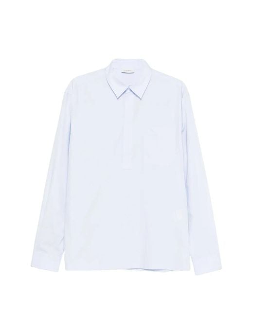 Paolo Pecora White Chest-Pocket Shirt for men