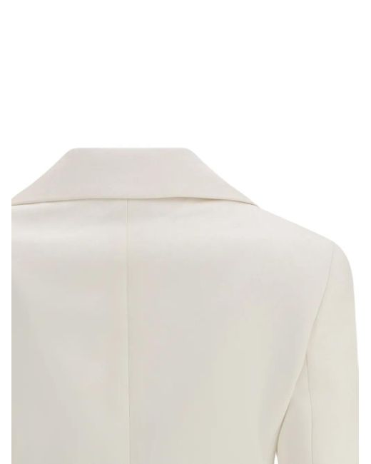 Givenchy White Single-Breasted Blazer
