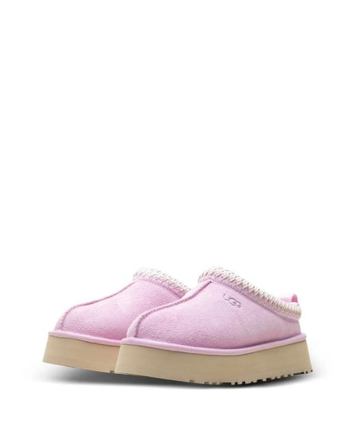 Ugg Pink Tazz Ii Platform Slippers