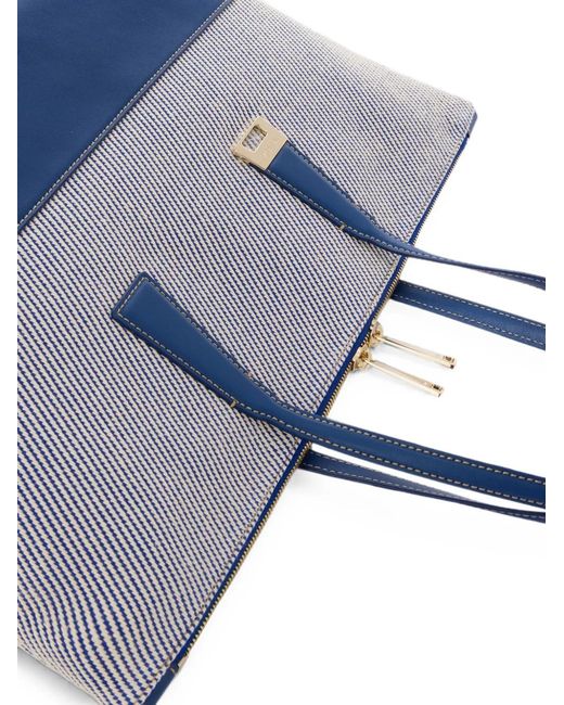 Furla Blue Olivia Tote L