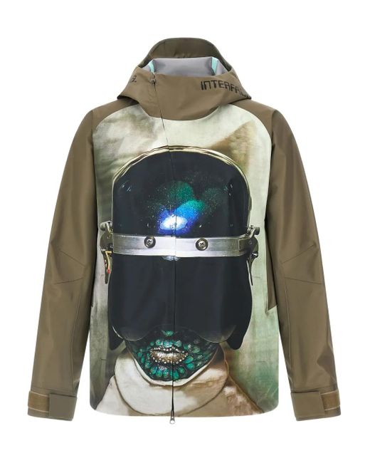 Undercover Jack Met Capuchon En Print in het Gray voor heren