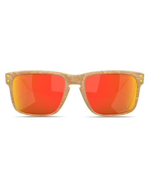 Oakley Hoolbrook Sonnenbrille mit eckigem Gestell in Orange für Herren