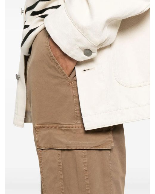 PT Torino Brown Rebel Cargo Pants for men