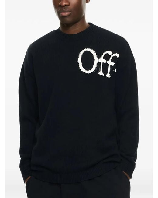 Sweat En Coton À Logo Off-White c/o Virgil Abloh pour homme en coloris Black