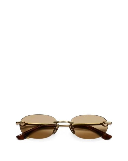 Chimi Metallic Cadenza Oval Sunglasses