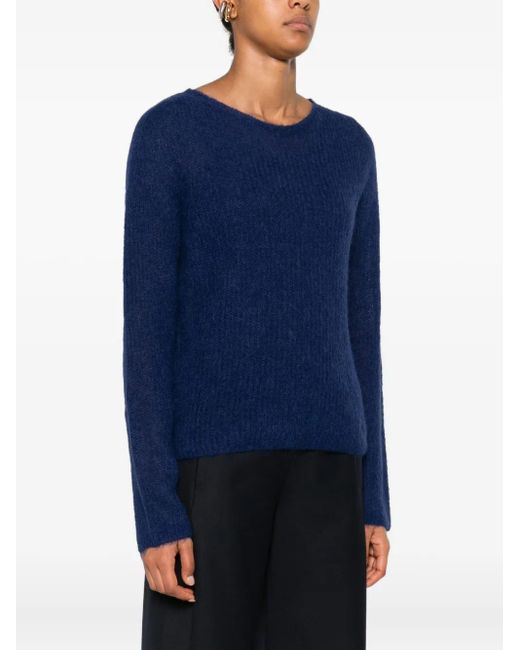 Emporio Armani Blue Long-Sleeve Sweater