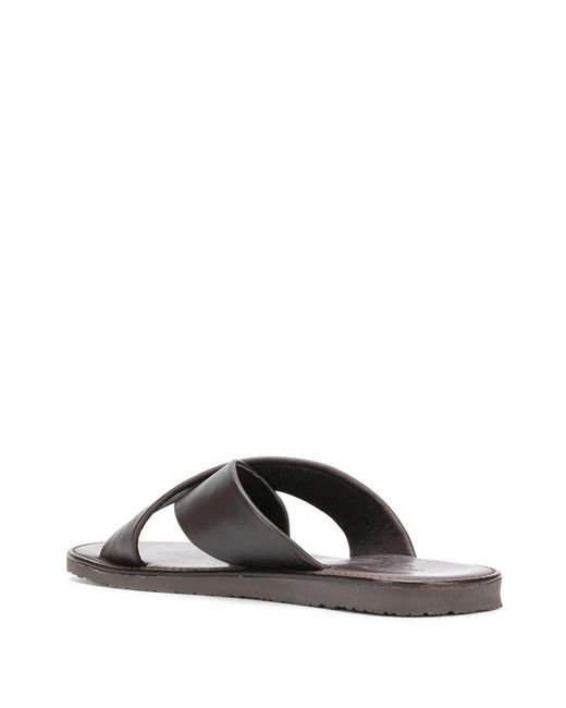 Scarosso Brown Adriano Strap Sandals for men